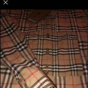 Burberry vintage check women’s shirt-authentic
